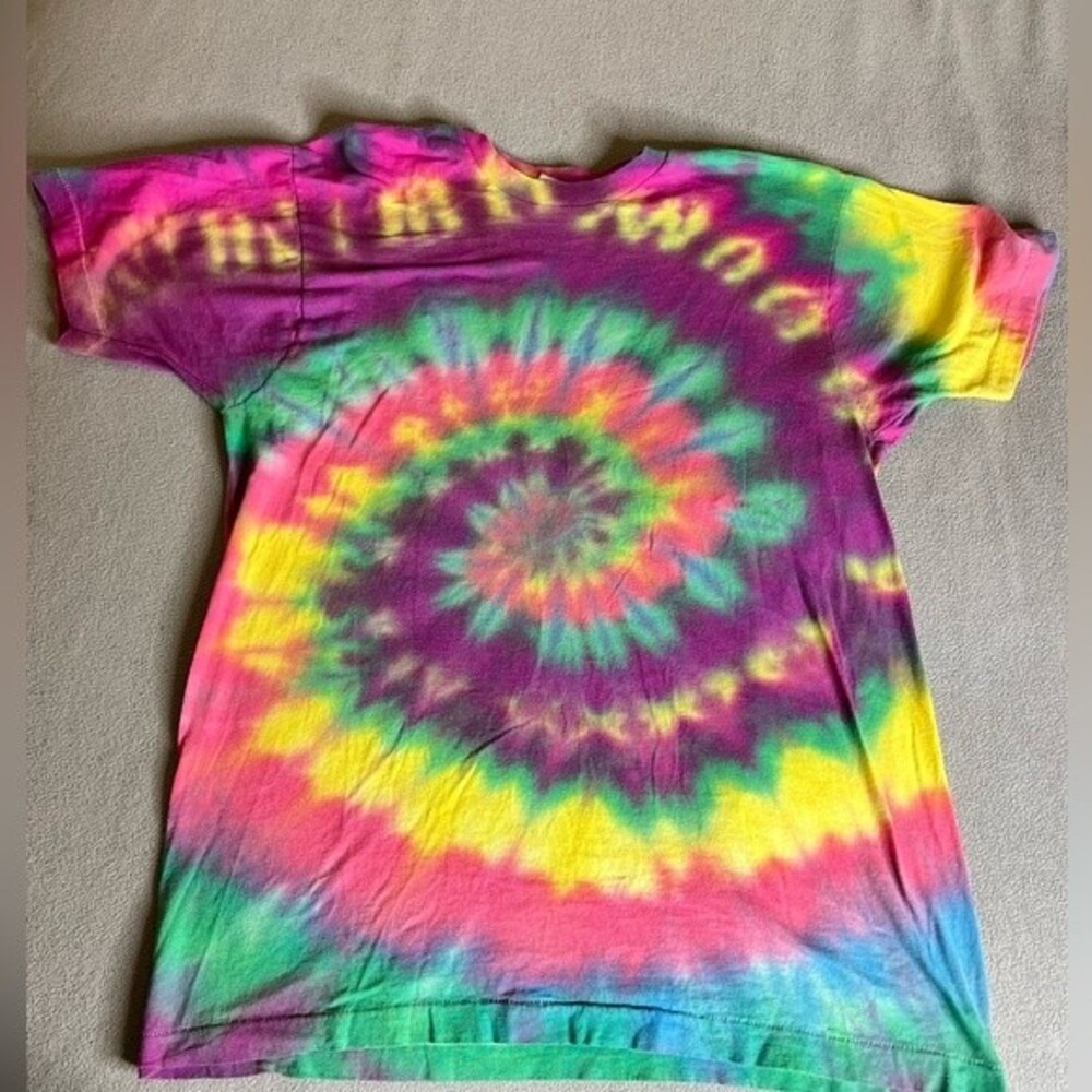Vintage Fruit of the loom t shirt multicolor Single Stitch Size L